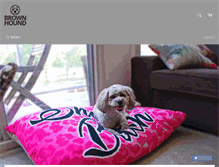 Tablet Screenshot of brownhoundpet.com